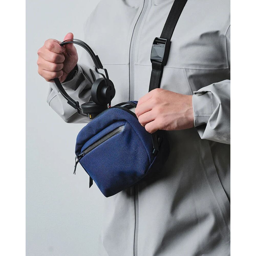 NWT Alpaka Go Sling Nano Crossbody Bag Blue | Axoflux 600D - Picture 7 of 8